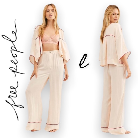 FREE PEOPLE Intimately | Shine Time Sleep Set Pink - Picture 3 of 9